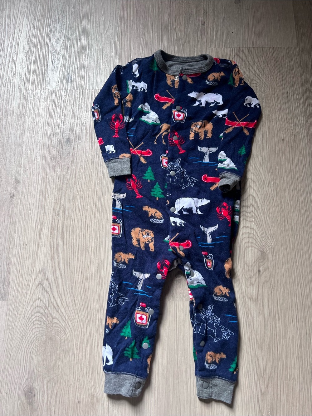 3/$50 ✨ — Little Blue House Canadian Onesie- 18-24 m